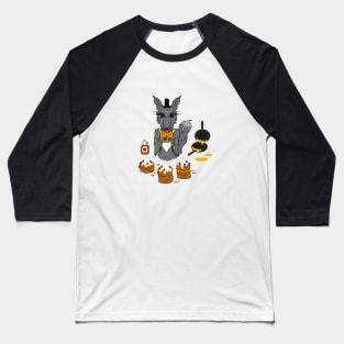 The Wolf Who Loved Waffles Baseball T-Shirt